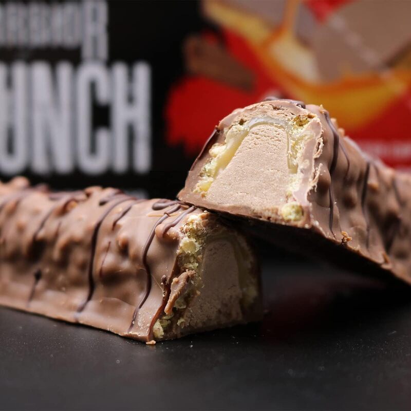 Warrior, CRUNCH - High Protein Bars - 20g Protein Each Bar - 12 Pack x 64g, Peanut Butter Cup